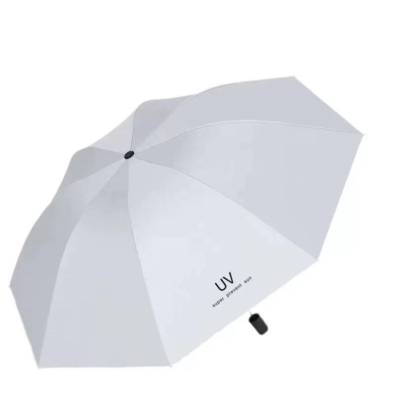 Vollautomatische UV-Schirm, Falt-Schirm, hochwertiges Gefühl, vergrößert, wetterfester Schirm für Sonne und Regen, Sonnenschutzschirm, schwarze Folie