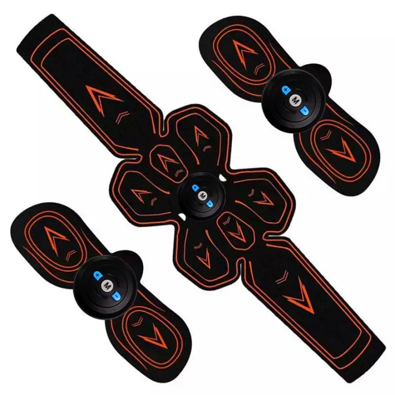 EMS-Muskelstimulator für Bauchmuskeln, ABS-Holster für kleine Fitness-Hilfsgurte zur Bauchmassage für faule Menschen
