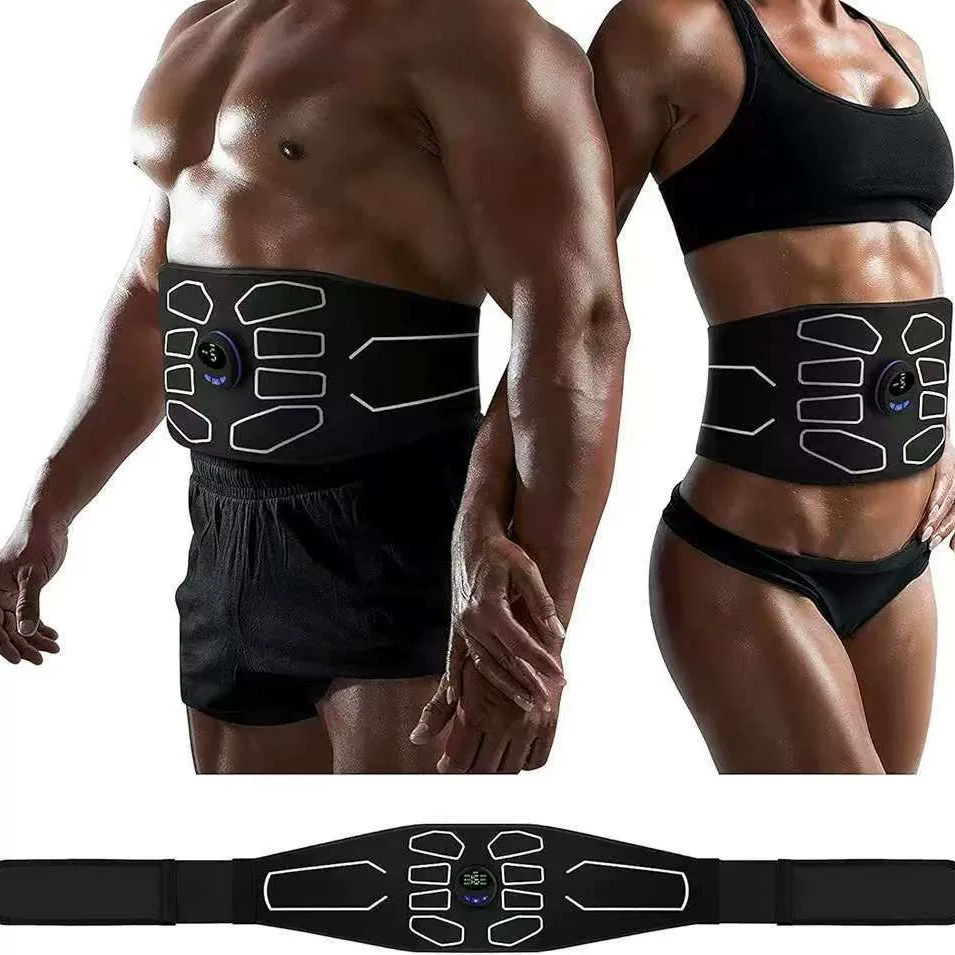 Plastic slimming abdominal muscle patch, automatic abdominal muscle training patch, exercise fitness massage belt