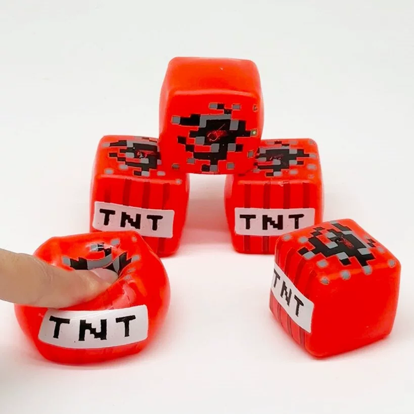 TNT-Block Entspannungspuppe Kind Mini-Puzzle DIY-Spiel Zubehör Entspannung