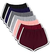 URATOT Cotton Sports Shorts Women Summer Breathable Pants Dolphin Workout Shorts for Yoga Cycling...