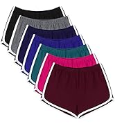 URATOT Cotton Sports Shorts Women Summer Breathable Pants Dolphin Workout Shorts for Yoga Cycling...